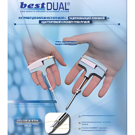 Игла для биопсии костного мозга с задерживающей ловушкой BEST LISAS DUAL
