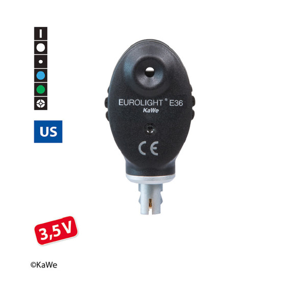 KaWe EUROLIGHT E36, 3,5В головка офтальмоскопа, США версия купить в Минске